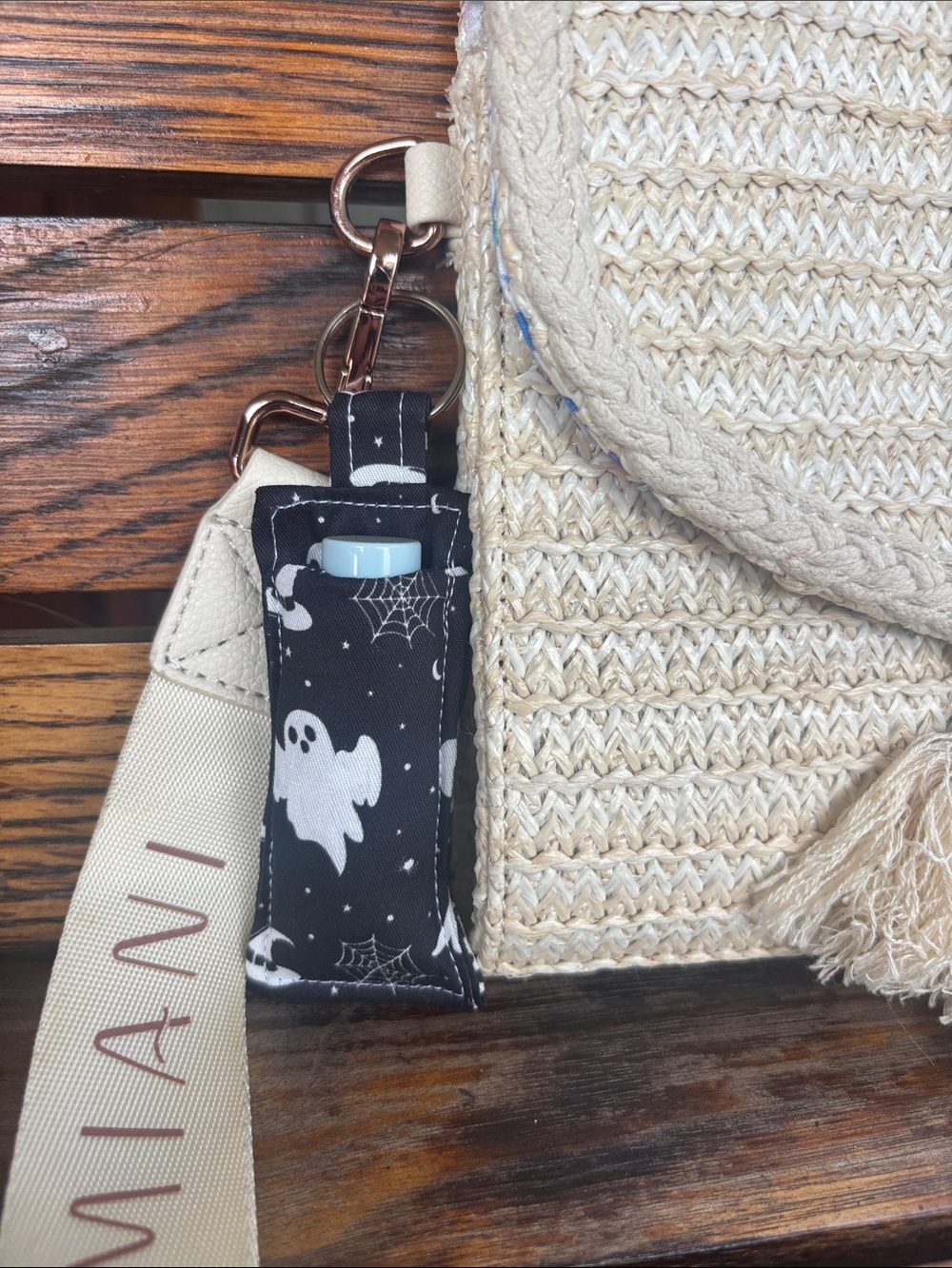Halloween Keychain Chapstick Holder